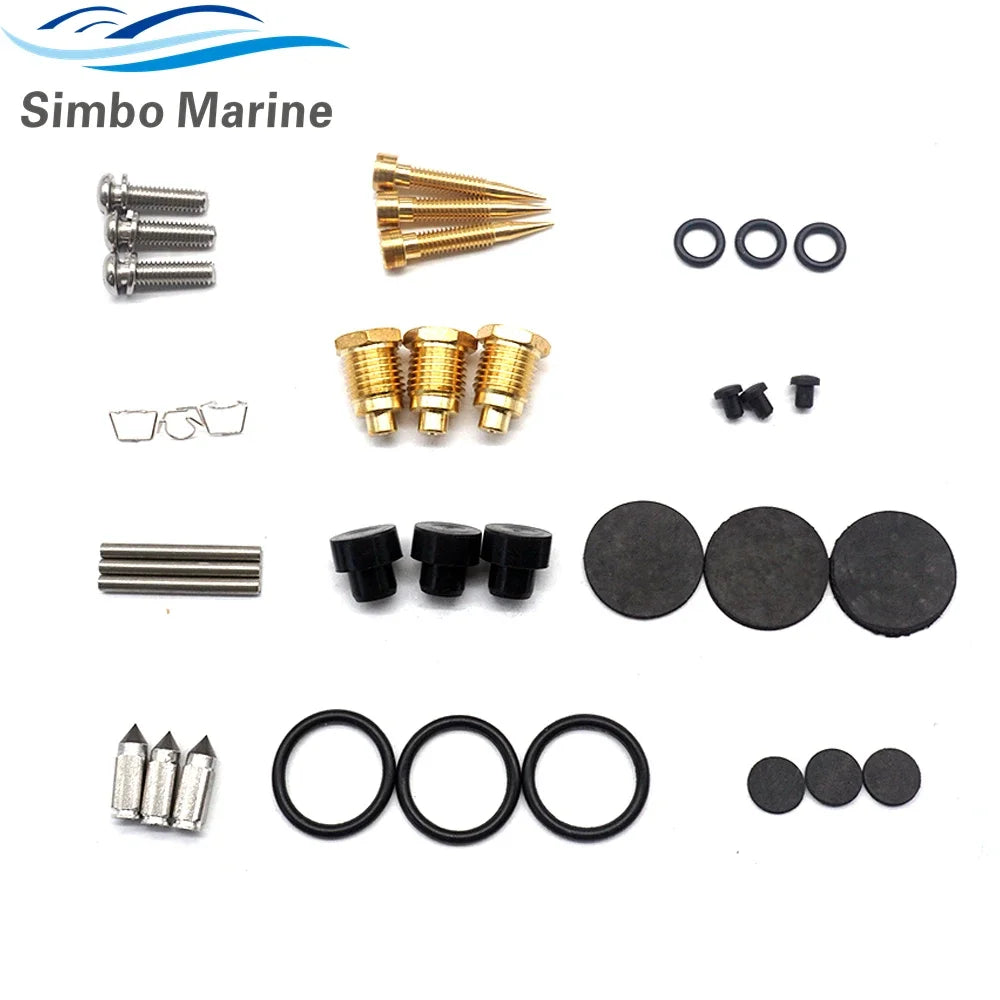 6H3-W0093 Carburetor Repair Kit For Yamaha 2 Stroke 60HP 70HP Outboard Motor 6H3-W0093-00 6H3-W0093-01 6H3-W0093-02 6H3-W0093-03