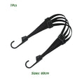 Adjustable Motorcycle Helmet Strap | Elastic Fixing Rope for Securing Helmet to Back Seat (60cm/90cm) - Anti-Loss Design