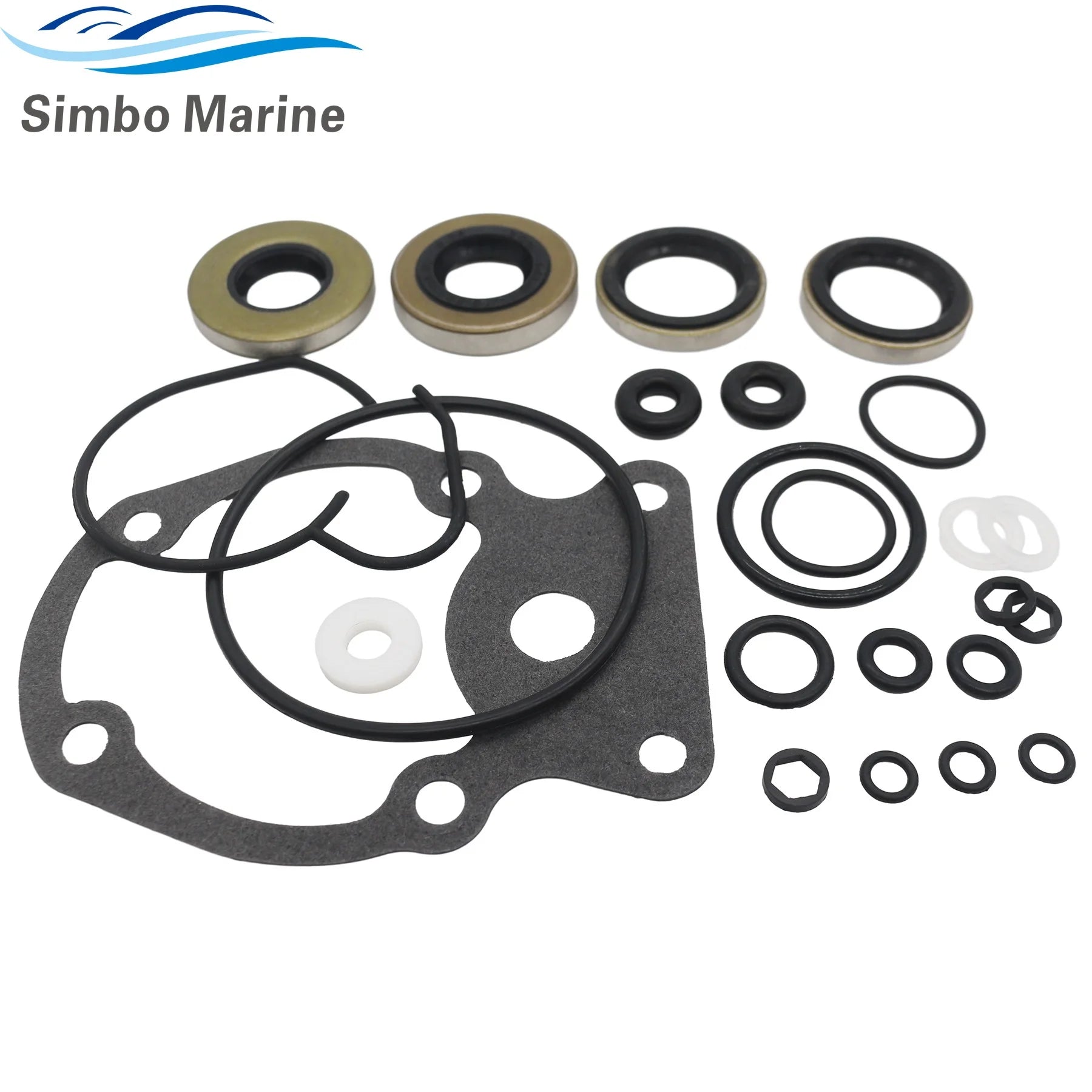 777559 Fits for Johnson Evinrude Marine 2-Stroke 20 25 30 35 HP Outboard Motors Parts Lower Unit Seal Kit 396351 0396351 0777559