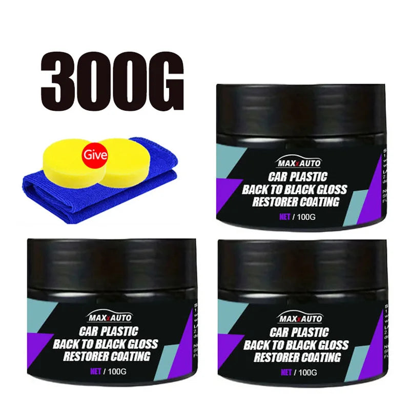 Car Plastic Restorer Back To Black Gloss Car Cleaning Products Plastic Leather Restore Auto Polish And Repair Coating Renovator
