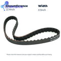 68T-46241 Marine Timing Belt Compatible with Yamaha 4 Stroke 6 8 9.9 HP Outboard Engine Replacement 68T-46241-00 Sierra 18-15138