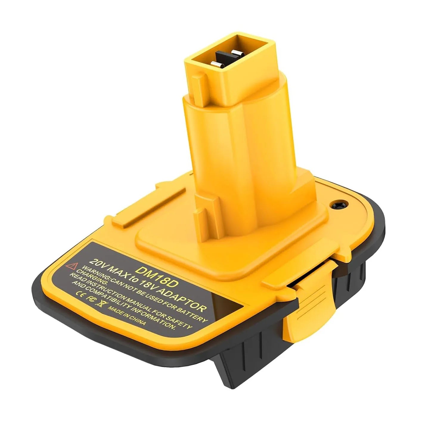 DM18D Battery Adapter with USB Convert for DeWalt 20V&Milwaukee 18V Lithium Battery to For DeWalt NiCad&NiMh Battery Power Tools