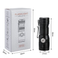 BORUiT ET15 EDC Flashlight Ultra Bright 2000LM USB C Rechargeable Small Torch 6 Lighting Modes Built-in battery Camping Lantern
