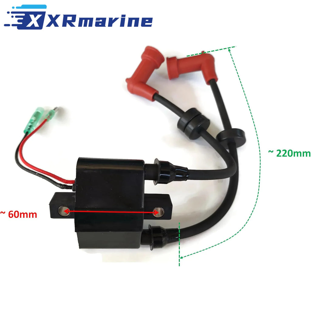 65W-85570 Ignition Coil Assy Fits for Yamaha 2/4 Stroke 8 9.9 13.5 15 20 25 45 48 HP Outboard Engines 6F5-85570-12 6G8-85570-21
