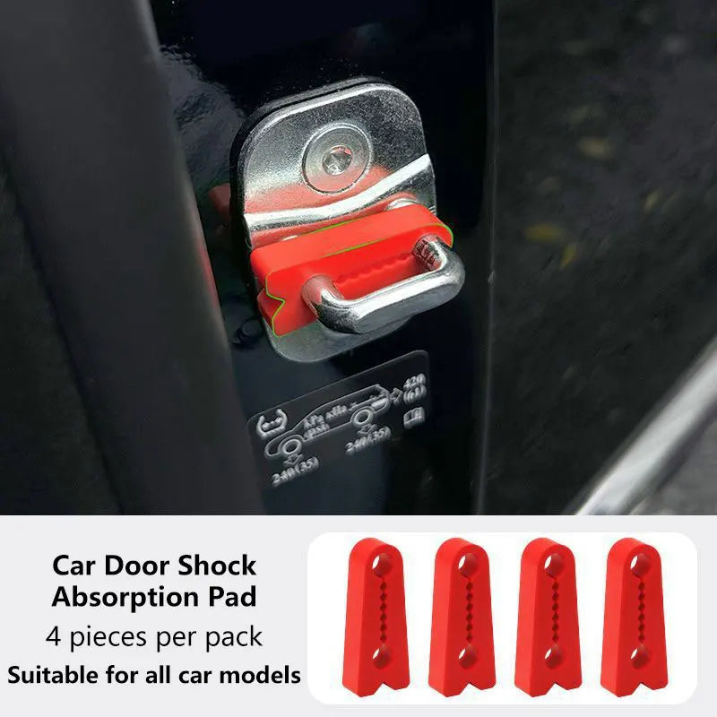 1/4pcs Car Door Shock Absorber Universal Car Door Buckle Soundproof Deadener Damper Cushion Anti-Vibration Buffer Pad 2026 New