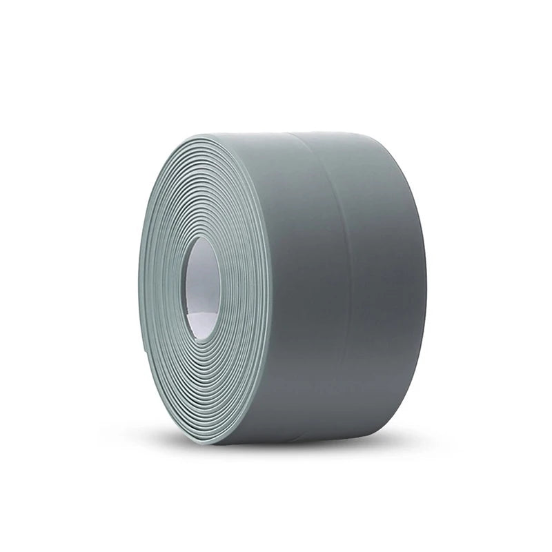 3.2M Self-adhesive Sealing Tape PVC Oil-Proof Kitchen Sink Edge Caulk Tape Waterproof Bathroom Toilet Corner Wall Sticker
