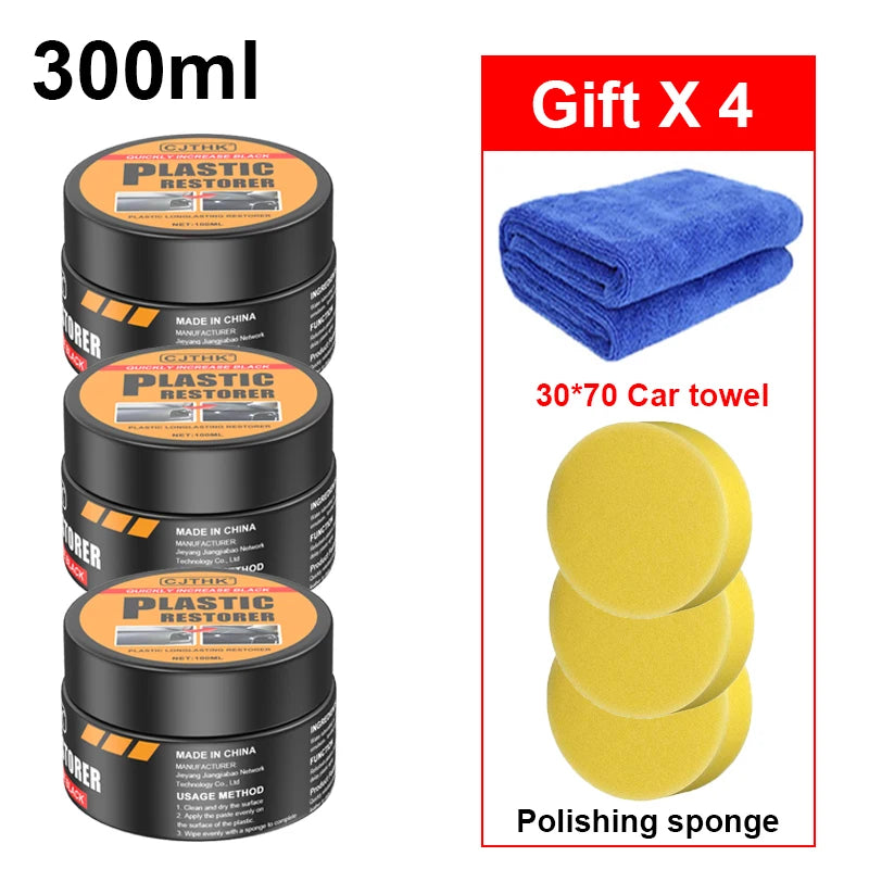 Car Plastic Restorer Back To Black Gloss Car Cleaning Products Plastic Leather Restore Auto Polish And Repair Coating Renovator