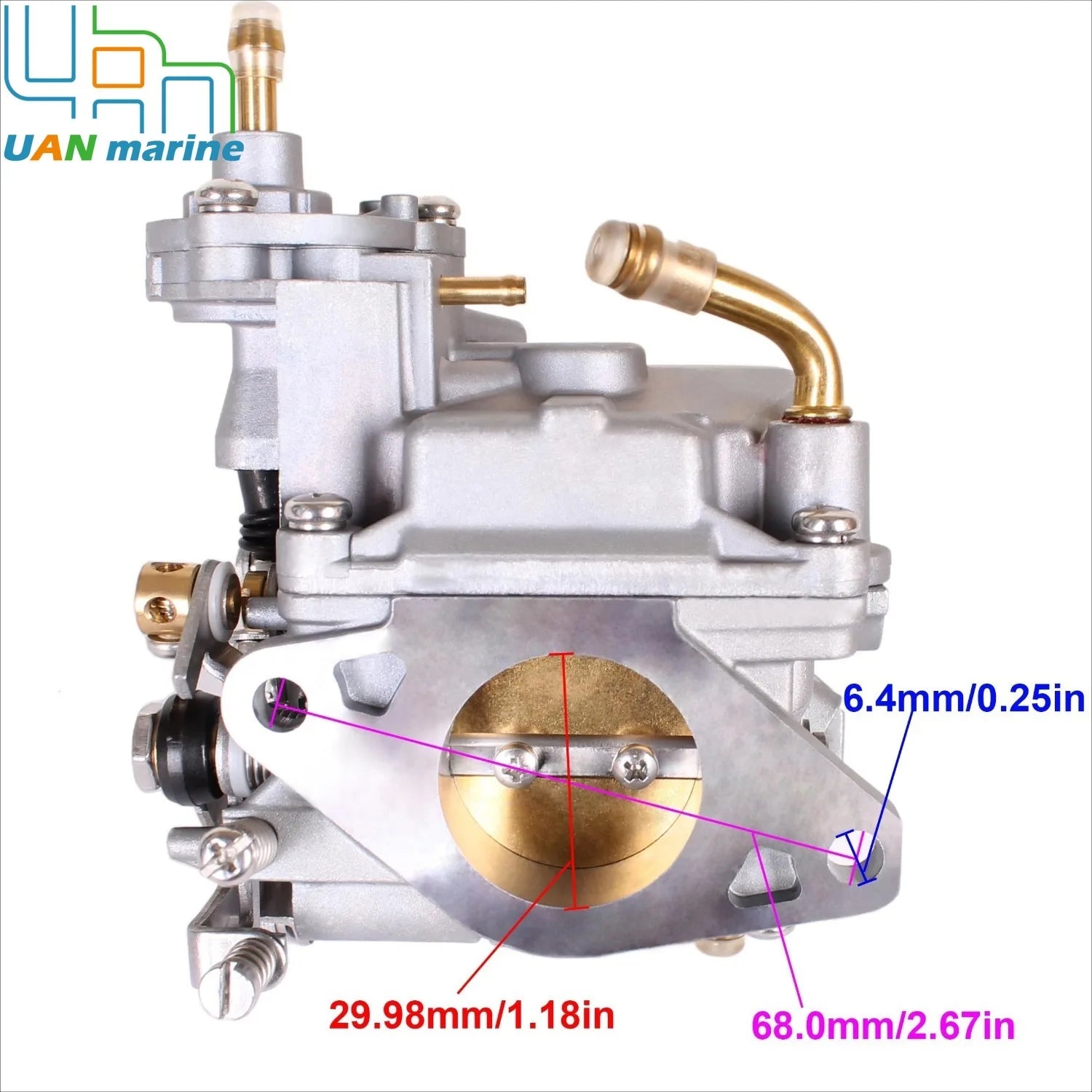 853720T15 Carburetor Assembly For Mercury Mariner Outboard 4 Stroke 10HP 15HP 20HP F10 F15 F20 15HP 853720T21 8M0109535