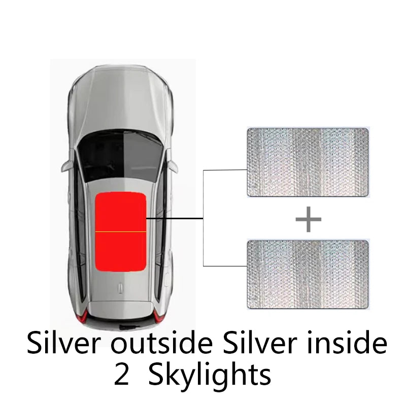 Sunroof Sunshade Suitable For SEAT León ST 2013~2020 MK3 Car Panoramic sun protection Roof Heat Shield Window Sunshade Anti-UV