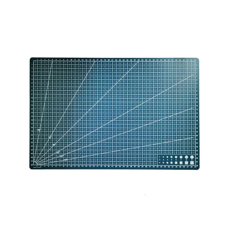 A3 PVC Cutting Mat Single Side Patchwork Cut Pad for Workbench Patchwork Sewing Manual DIY Knife Engraving Leather Cutting Board