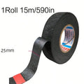 2Roll Black High-Temperature Flame Retardant Electrical Tape - Waterproof Insulation For Automotive Wiring & Circuit Repair, Industrial Grade Adhesive, Tear-Resistant, Halogen-Free, Up To 176°C Heat Resistance