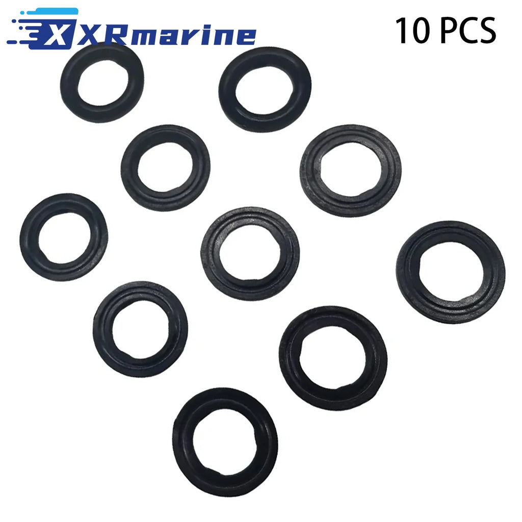 10PCS Fits for Suzuki Outboard 2-225 HP Gasket Drain Plug 5030071 09168-10022