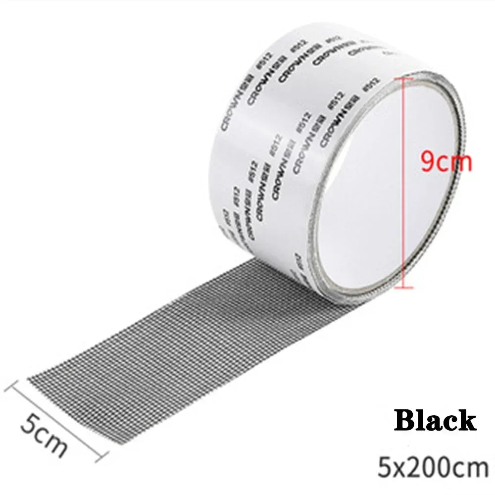 Anti-mosquito Mesh Window Net Screen Repair Tape Repair Broken Hole Window Waterproof Patch Net Self-adhesive Mesh Tape Tool