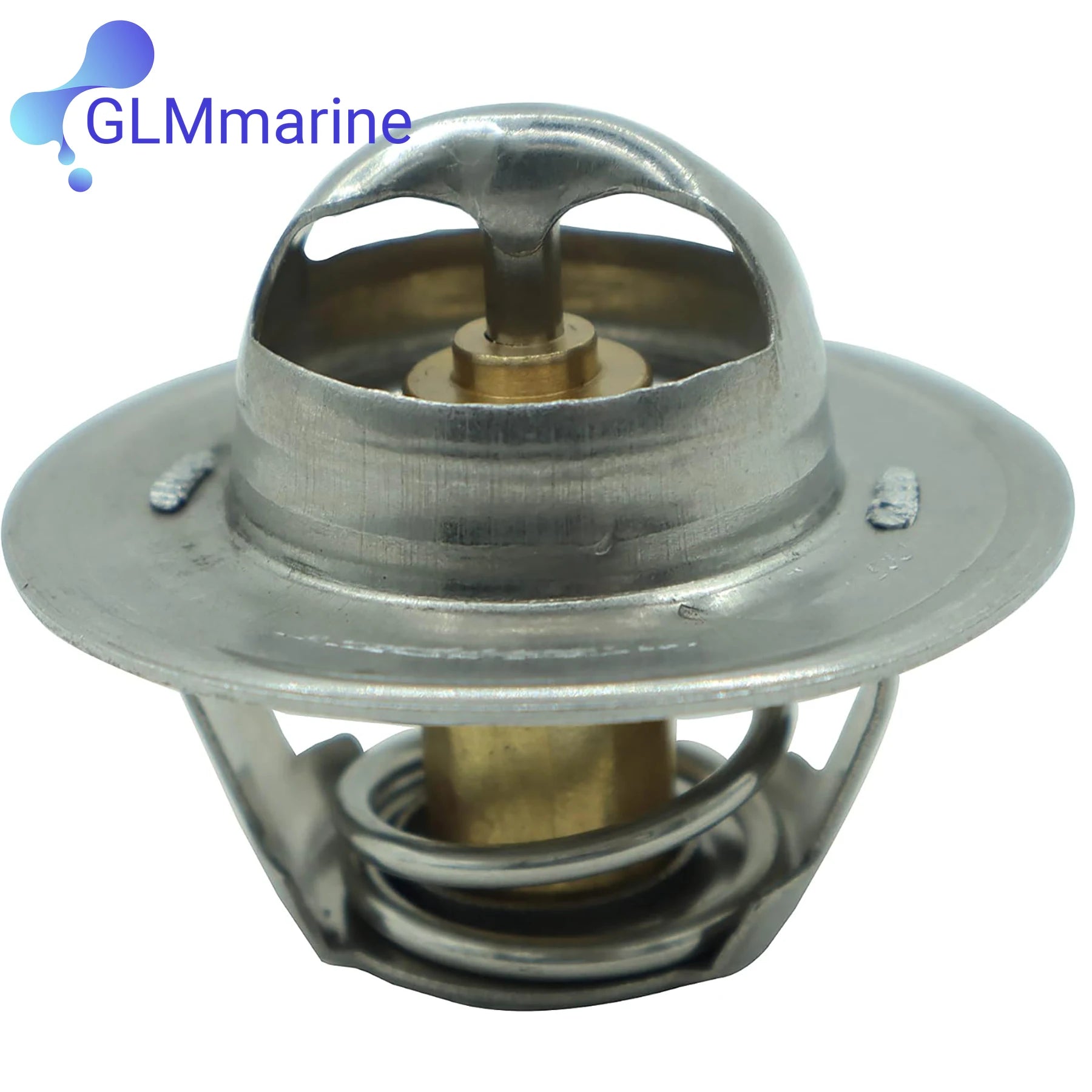 71℃ 160°F Thermostat Repair Kit 807252Q5 W/ Gasket Fits for Mercruiser V6 V8 4.3L 5.0L 5.7L 7.4L 8.2L 1987-UP Sierra 18-3647