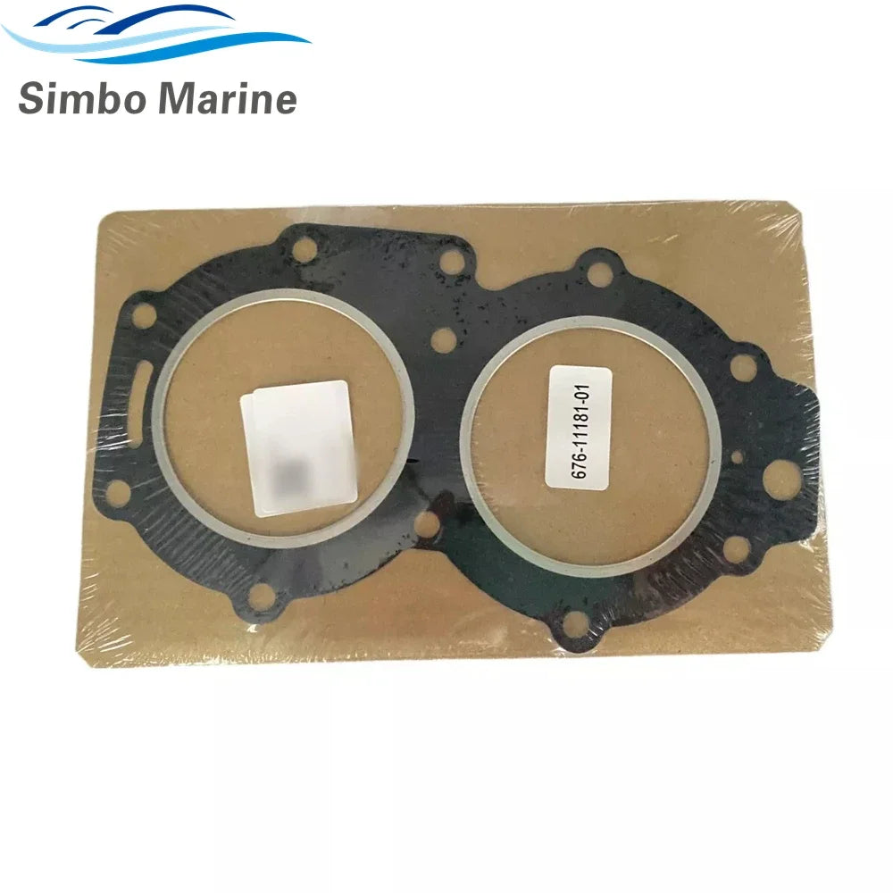 Cylinder Head Gasket For Yamaha 2-Stroke 25 30 40 48 50 55HP Outboard 676-11181-03 676-11181-A0 676-11181-A1 676-11181-A2