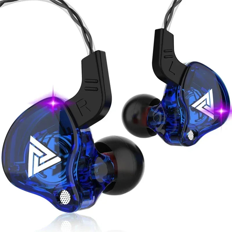 3.5MM Headset Music Earbuds In Ear With Mic Original QKZ AK6 Copper Driver HiFi Wired Earphone Race Sport Headphone Bass Stereo
