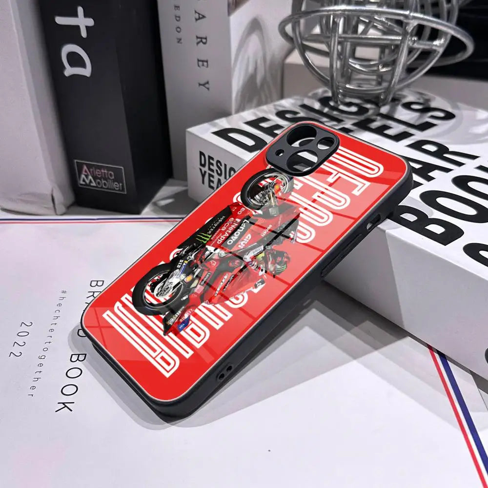 25 moto gp Winner Marc 93 Phone Case Tempered Glass Shell FOR IPhone 16Pro MAX 14 12 17Pro Air 15 16 Plus 13 Pro MAX Cover