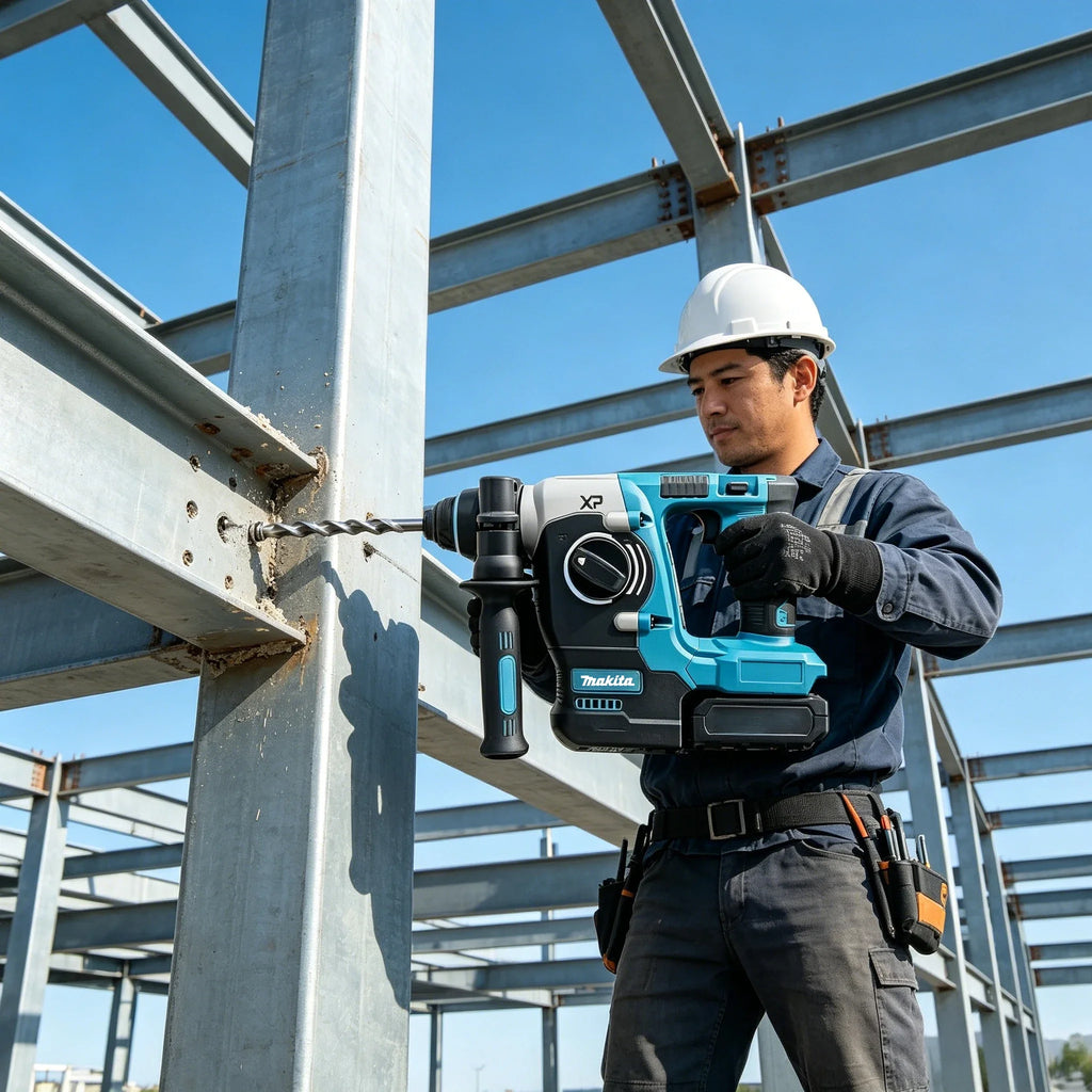 Makita 273Cordless Brushless Hammer Drill High Torque Rechargeable Rotary Hammer for Drilling & Chiseling (Battery Not Included)
