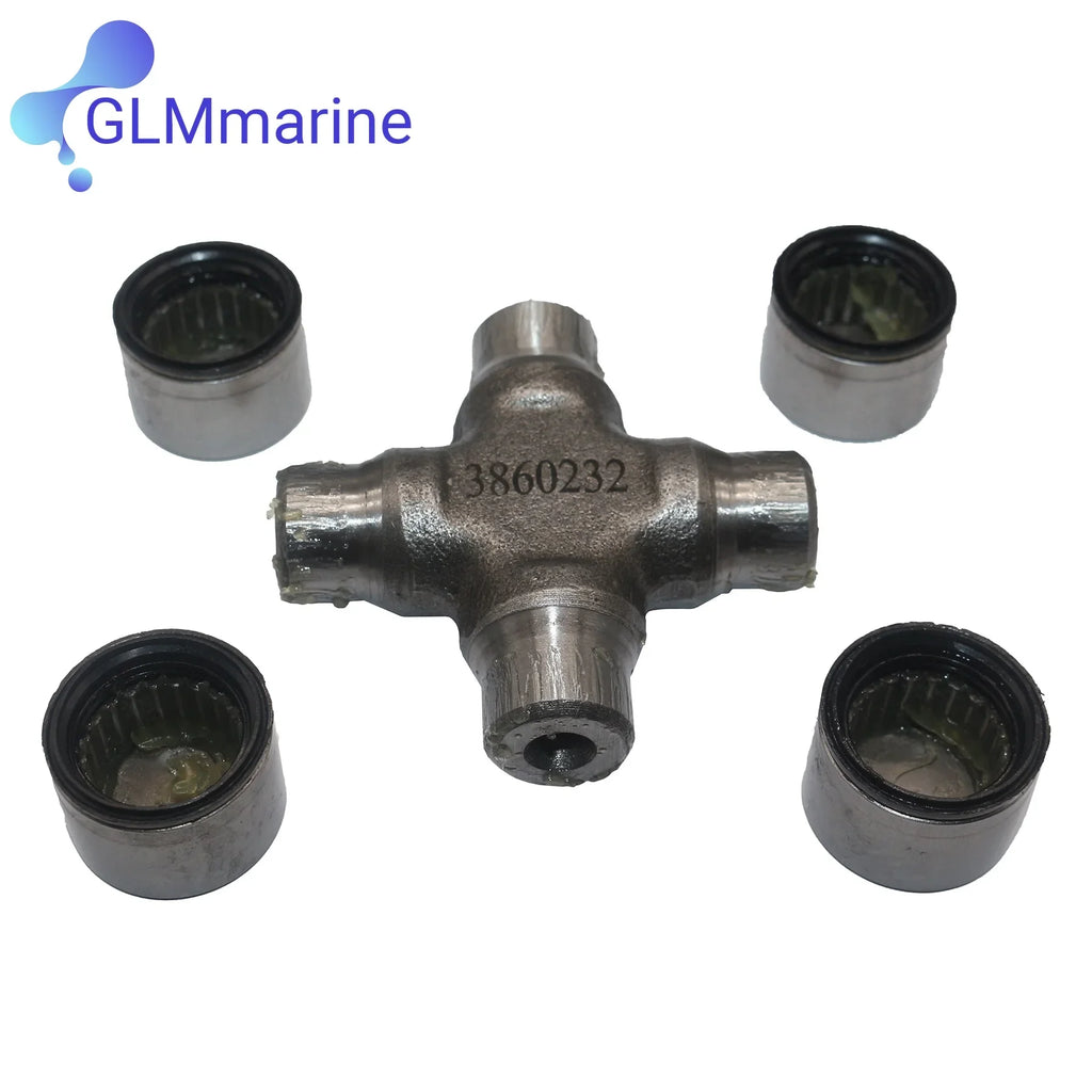2 Set U-Joint Cross Kit OEM Replacement 3860232 for Volvo Penta 854619 for MerCruiser 865496A01 865510T Marine Engine Parts