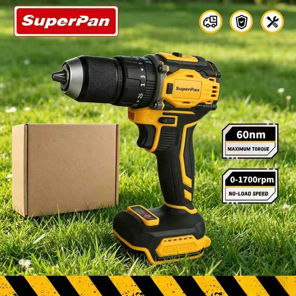 20V Budget-Friendly Brushless Drill, Great Value, 90Nm Torque, Reliable Performance, Bare Tool，For Dewalt