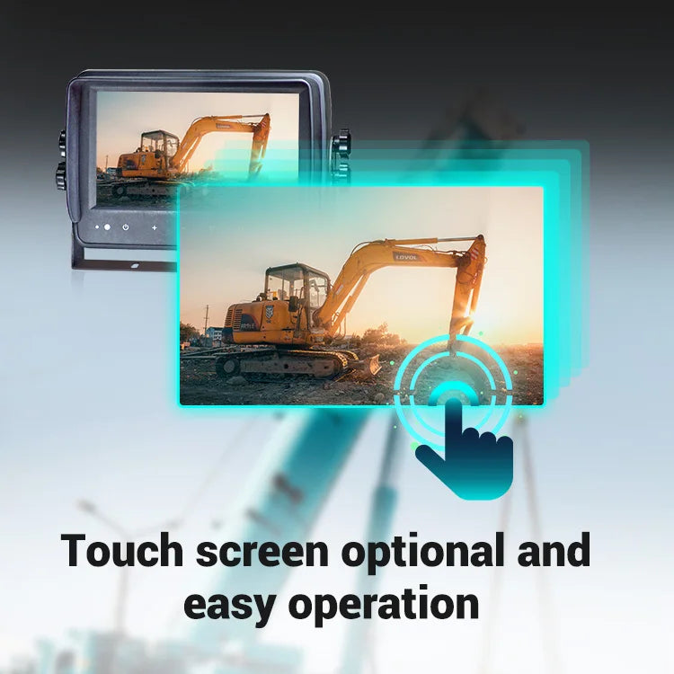 Airow auto STONKAM IP69K Waterproof Wireless Rear View Camera with 7 Inch Monitor for RV Truck Bus Trailer Lorry