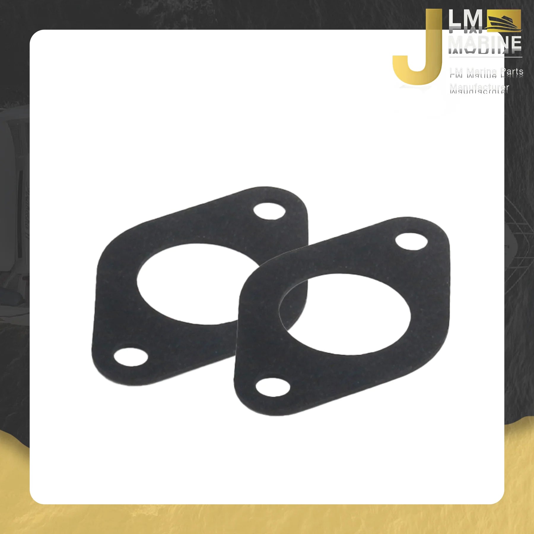 JLM Marine Outboard Carbs Carburetor Gasket for Yamaha 4 Stroke 4 HP 5HP F4A F4M Boat 68D-E3646-A0