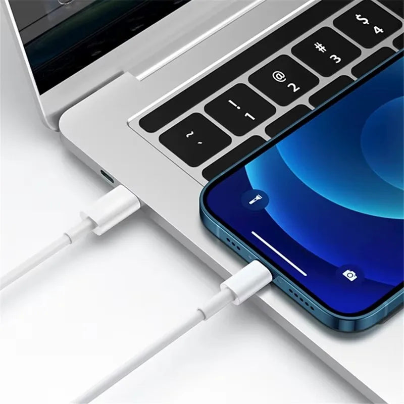 35W PD Original Fast Charging USB Cable For Apple iPhone 14 13 12 11 Pro Max X XR 8 7 Plus  Data Sync Line