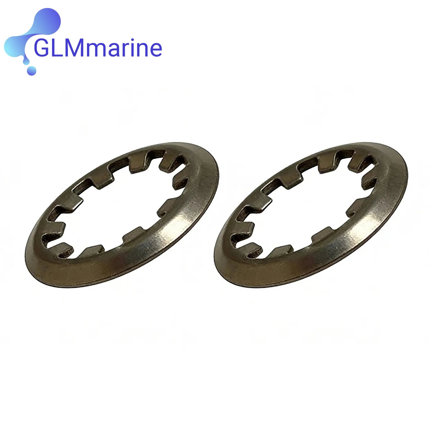 2 Pcs Thrust Plate Retaining Ring Compatible with OMC Stern Drive 3 4.3 5 5.7 5.8 7.4 8.2 HP Replaces 3852516 0910953