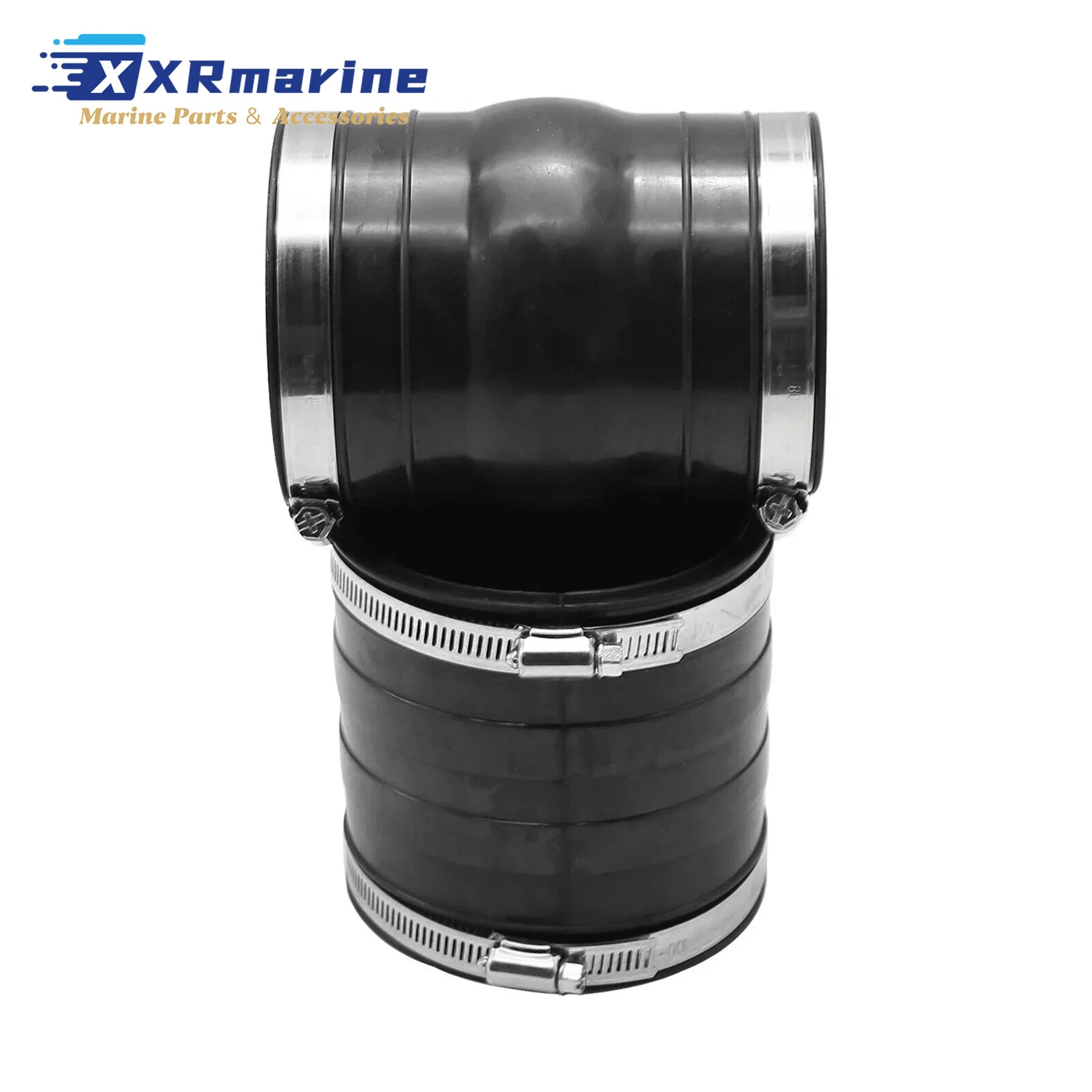 2 Pcs Exhaust Hose Bellows 3852696 3852741 for Volvo Penta V6 V8 4.3L 5.0L 5.7L 5.8L 7.4L 8.1L Motor 3863450 18-2779 18-2780