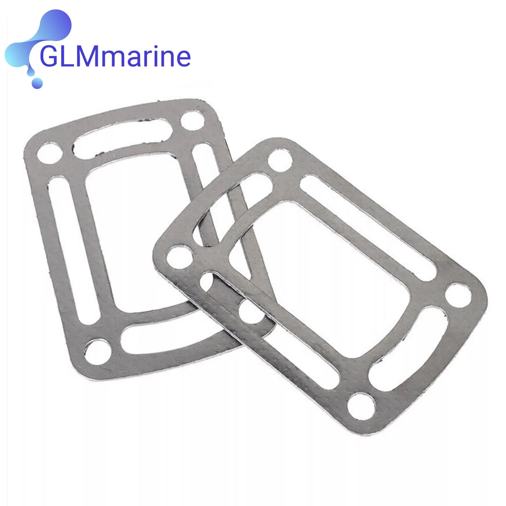 2 Sets 3863191 Exhaust Manifold Elbow Riser Gasket Fits for Volvo Penta 4.3 To 8.1L 3850496 Replace 909786 3850496 18-0943