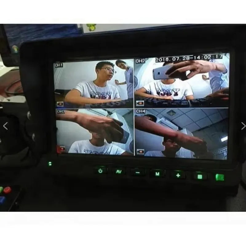 7 Inch DVR Monitor Waterproof Van RV Motorhome  Snow Plow Heated Camera System with Heavy Rear View Monitor