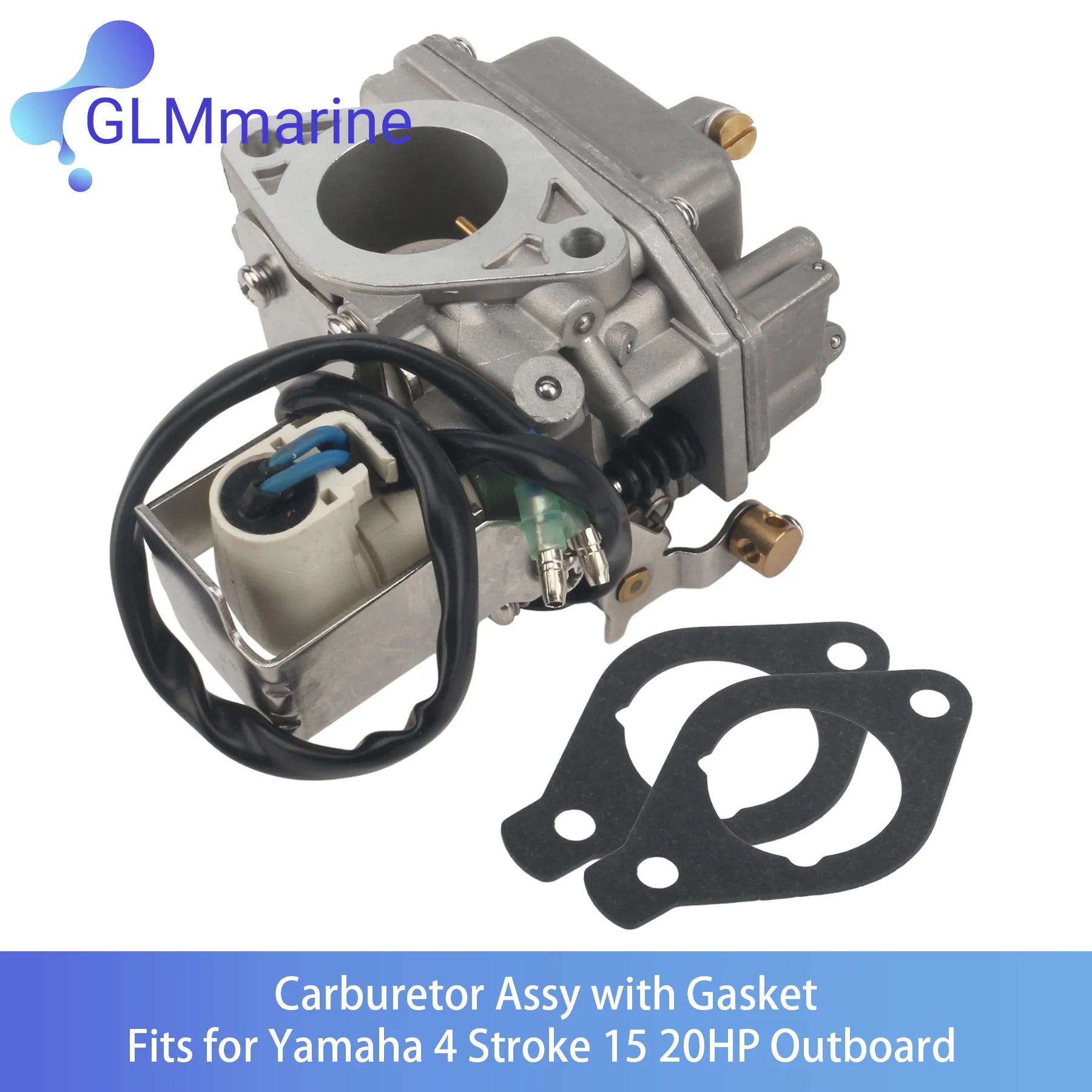 6AH-14301 Carburetor Assy with Gasket 6AH-13646-00 for Yamaha 4 Stroke 15 20 HP Outboard Engine 6AH-14301-02 6AH-14301A4