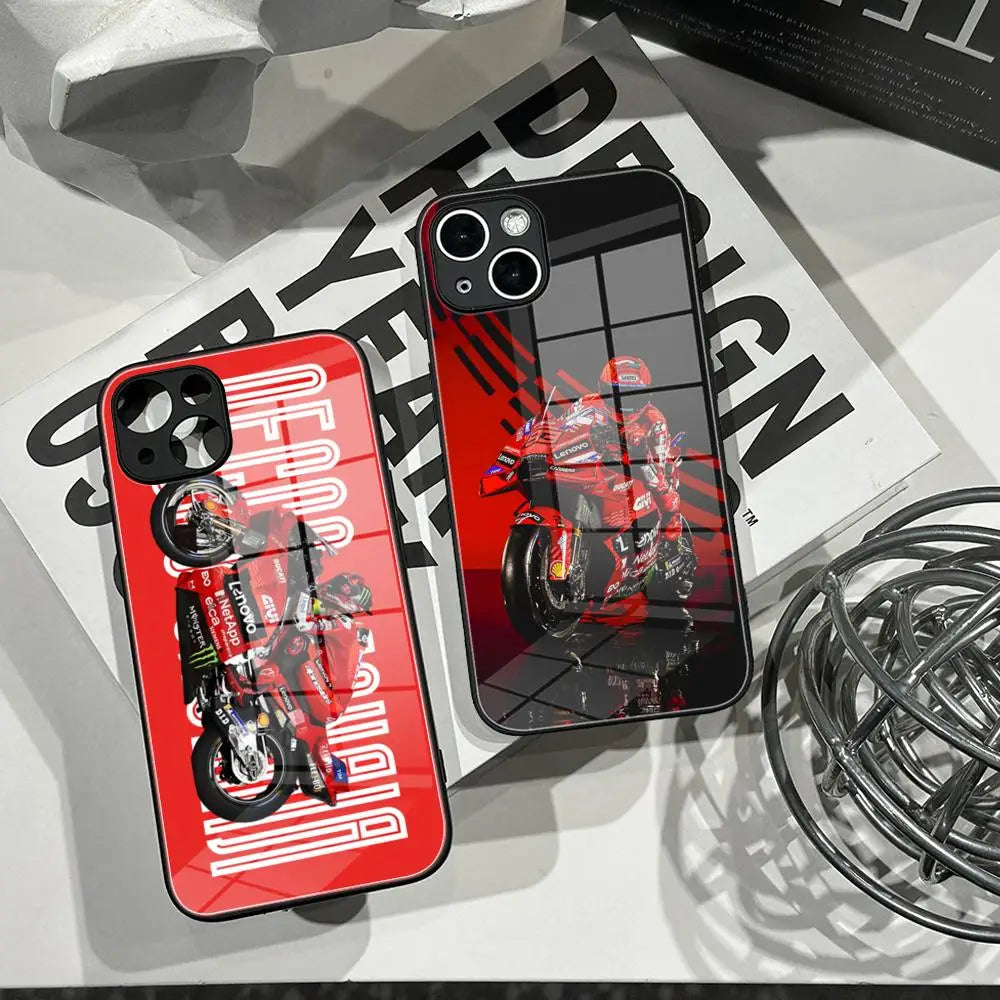 25 moto gp Winner Marc 93 Phone Case Tempered Glass Shell FOR IPhone 16Pro MAX 14 12 17Pro Air 15 16 Plus 13 Pro MAX Cover