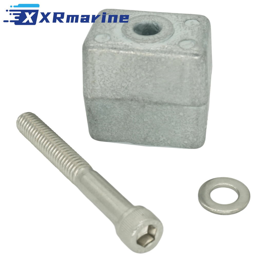 0393023 Boat Motor Zinc Anode with Bolt for OMC Cobra for Johnson Evinrude BRP 3-235 HP Outboard Drive System 0436745 393023