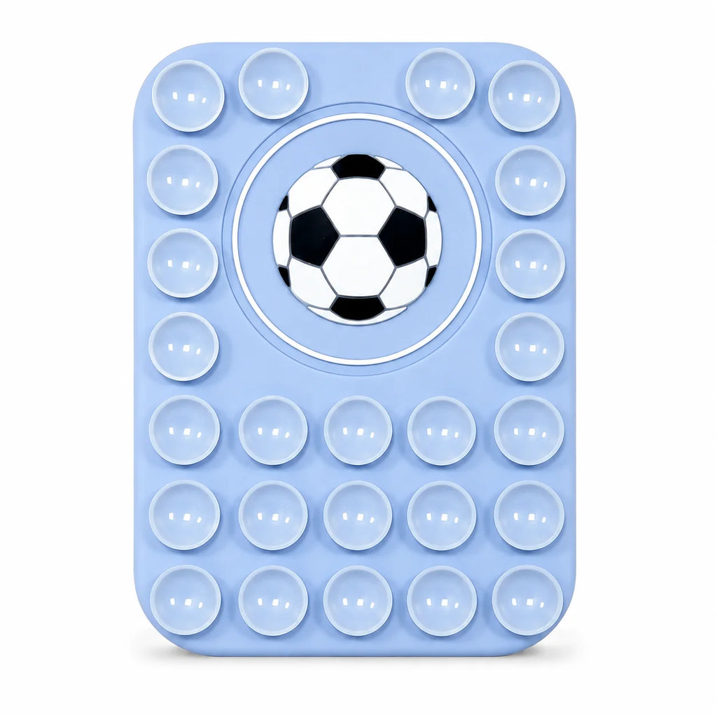 Cute Soccer For Magnetic Phone Holder MagSafe Suction Cup Silicone Magnet Wall Mount Stand for iPhone 15 14 13 Pro Max Gift