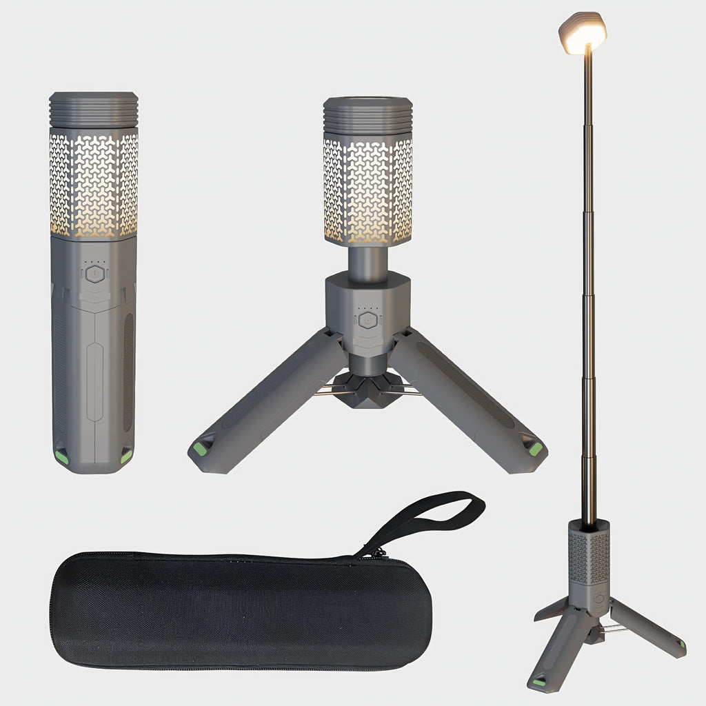 BEATINEON Outdoor Camping Light, 10500mAh Rechargeable Lantern, Extendable Magnetic Base, Dimmable Portable Flashlight, Camping, Hiking, Emergency, Garage Work Light, 480 Lumens, Outdoor Hiking And Fitness, Can Be Held And Countertop Mounted