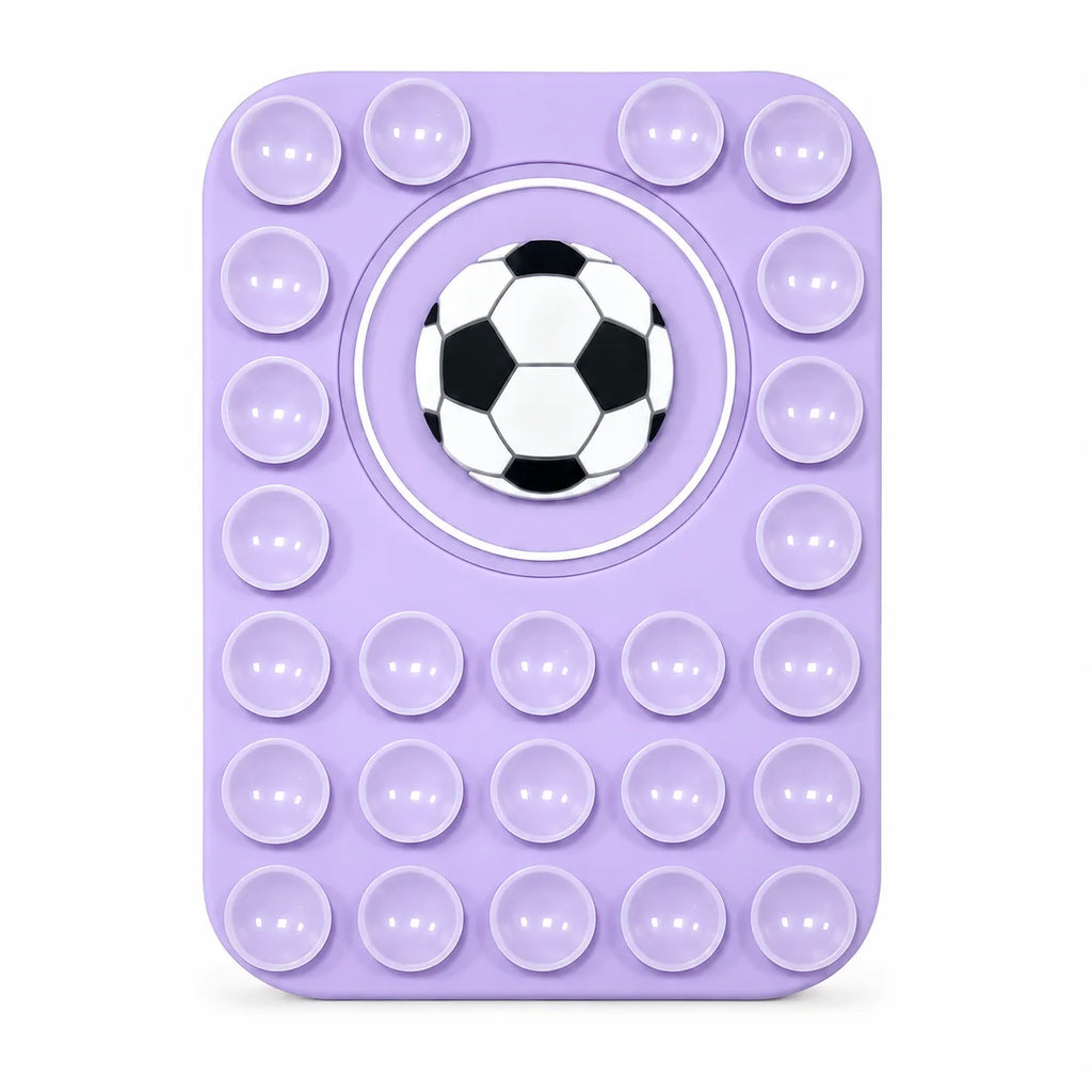 Cute Soccer For Magnetic Phone Holder MagSafe Suction Cup Silicone Magnet Wall Mount Stand for iPhone 15 14 13 Pro Max Gift
