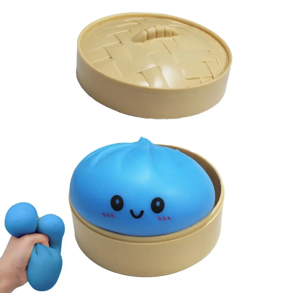 Colorful Squeezable Toy Stress Relief Squishy Sensory Fidget Toy Cute Decompression Desktop Decoration Gift for Kids Adults 1PC