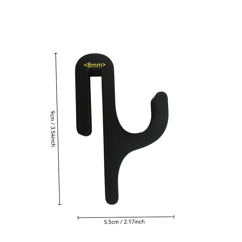 3D Shower Door Towel Hook for 8mm Glass Doors Bathroom Hanger for Clothes Towel Bathrobes Laundry Dormitory Apartment