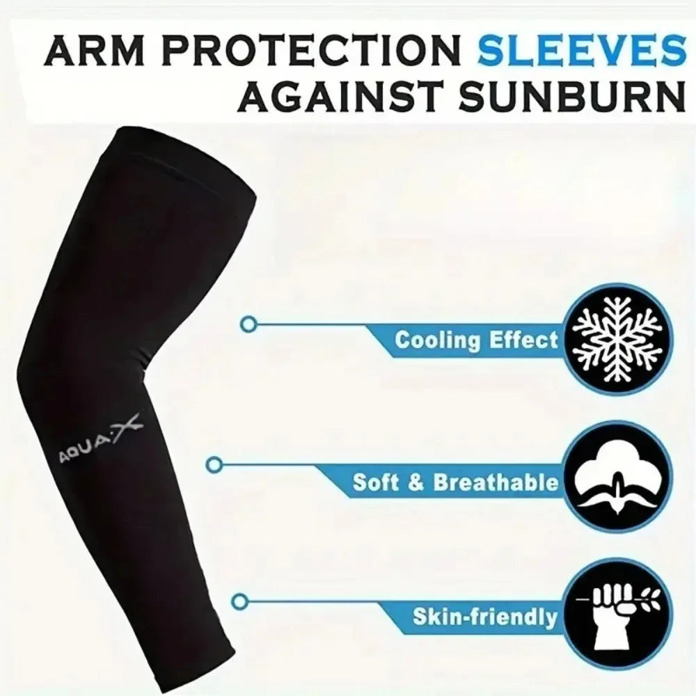 3 Pairs UV Arm Sun Sleeves – Breathable Protection, Uses for Driving Sports Hiking & Outdoor Summer Activities
