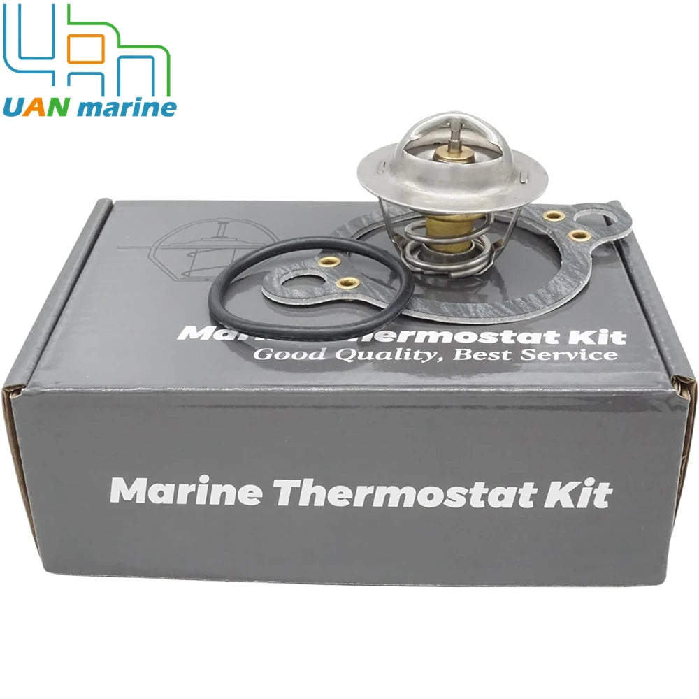 3587597  Thermostat Kit For Volvo Penta 4.3 5.0 5.7 L  V6 V8 SternDrive 3587597 3852111 3852071  18-3615 18-2917