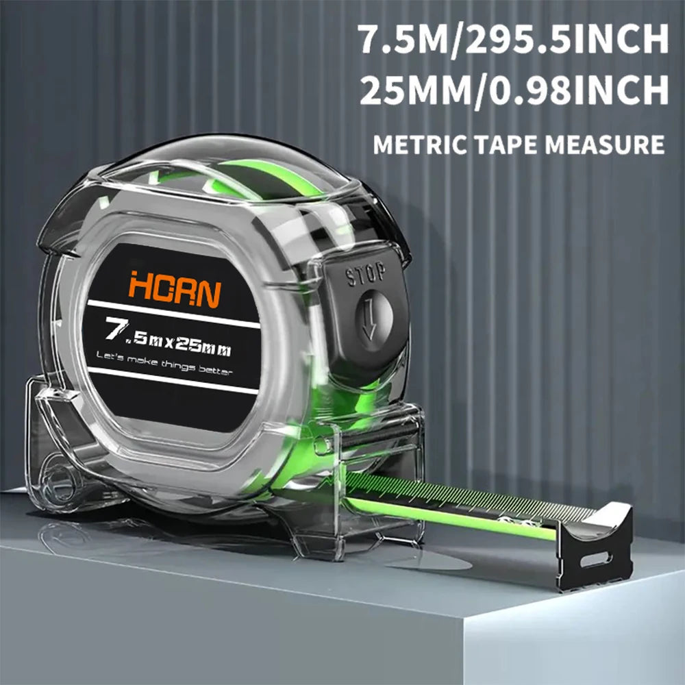 3-5-7-10 Meter Fluorescent Tape Measure Precision Thickened Scale Waterproof And Wear-Resistant Multipurpose Measuring Tool