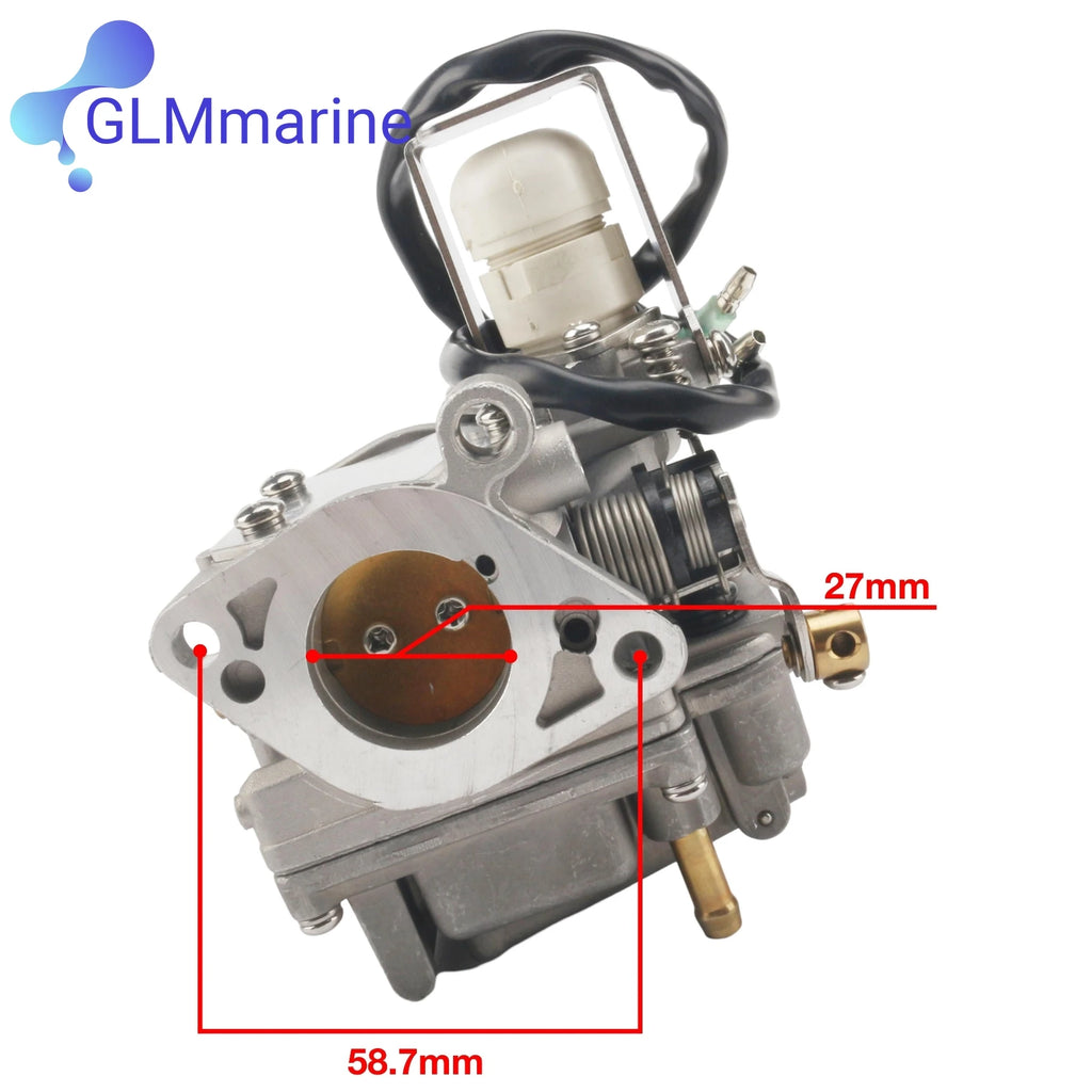 6AH-14301 Carburetor Assy with Gasket 6AH-13646-00 for Yamaha 4 Stroke 15 20 HP Outboard Engine 6AH-14301-02 6AH-14301A4