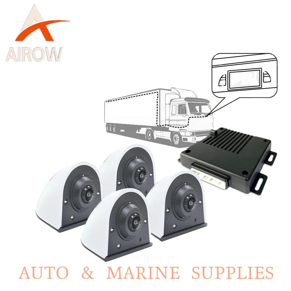 Airow auto Aurround View Monitor System 360 Degree Camera Bird View System for Bus/Van/RV