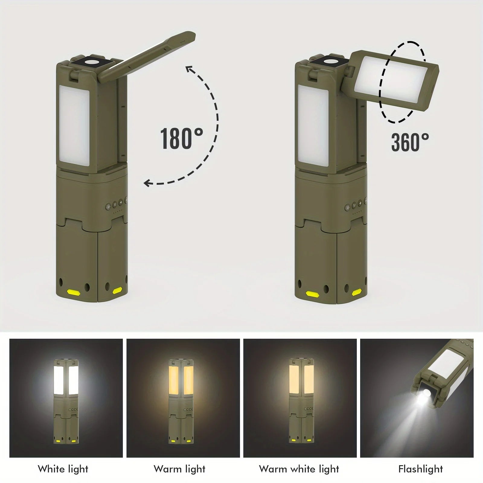 Camping Lantern, 14000mAh Rechargeable Camping Lights With Portable Power Supply, Dimmable Magnetic Tent Lamps 6000 Lumen Outdoor Work Lighting For Hiking, Camping, Home Emergency
