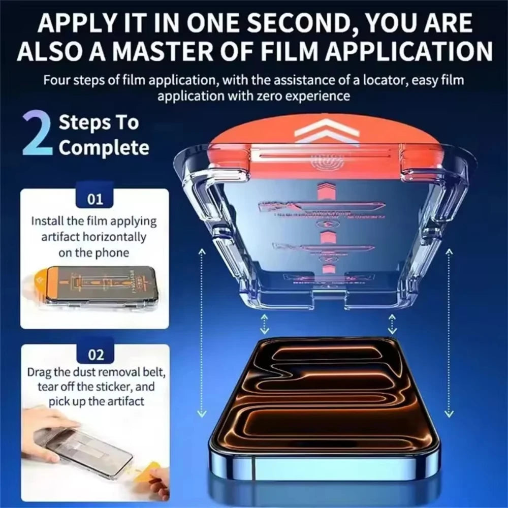 5PCS Privacy Screen Protector Dust Free Installation Protector for iPhone 17 16 15 14 13 12 11 Pro Max Anti-Spy Tempered Glass