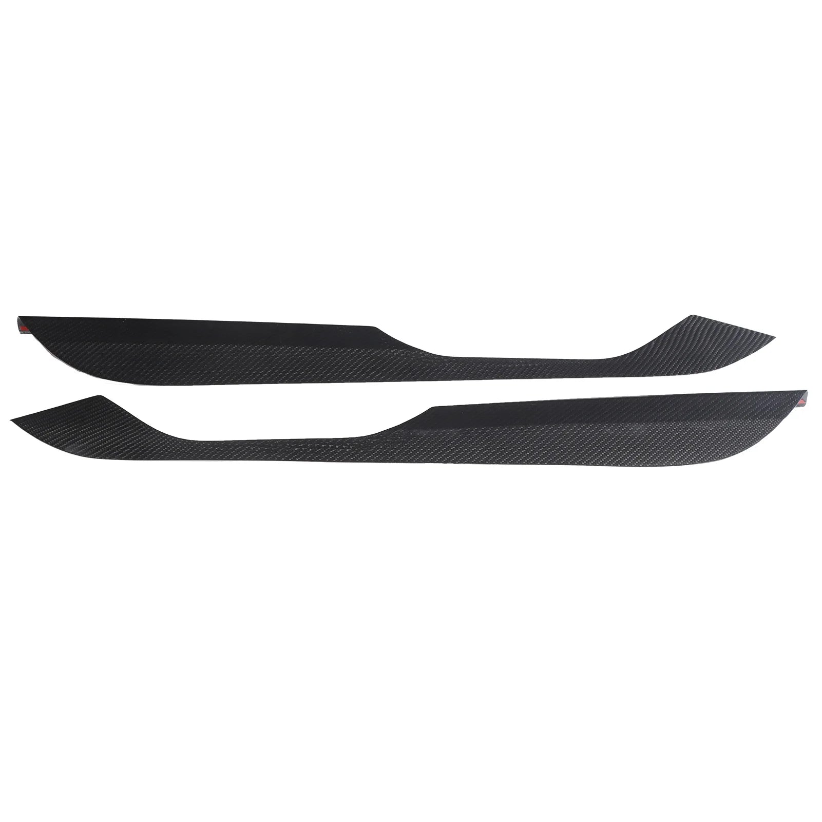 2PCS Gear Shift Side Frame Carbon Fiber Decoration Replacement for Porsche Cayenne 2018 2019 2020 2021