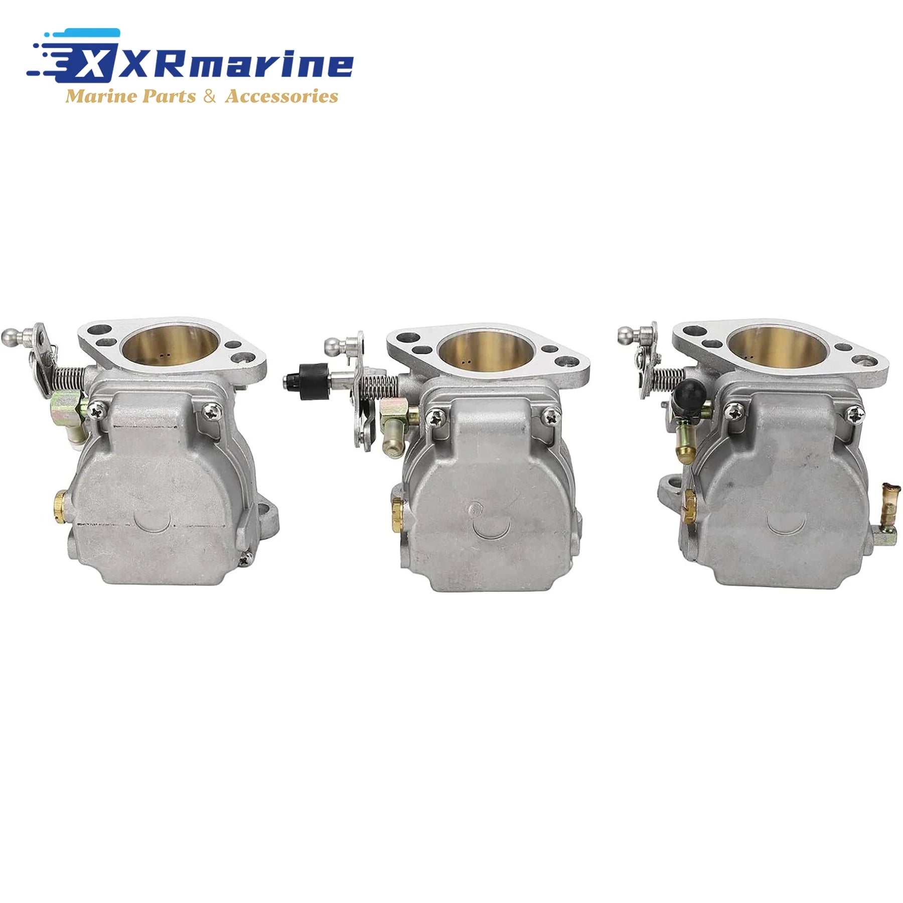 3 Pcs Carburetor Carb Series Fits for Mercury 2 Stroke 3 Cyl 40 45 50 55 60 HP Outboard Engines 821854T4 821854T5 821854T6