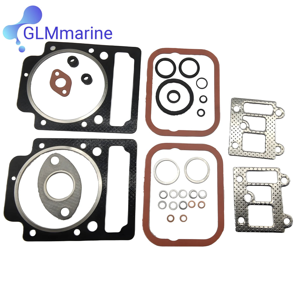Decarbonizing Head Gasket Kit for Volvo Penta MD11C MD11D 876376 875553 Orbitrade 21553 Crom Marine 121049