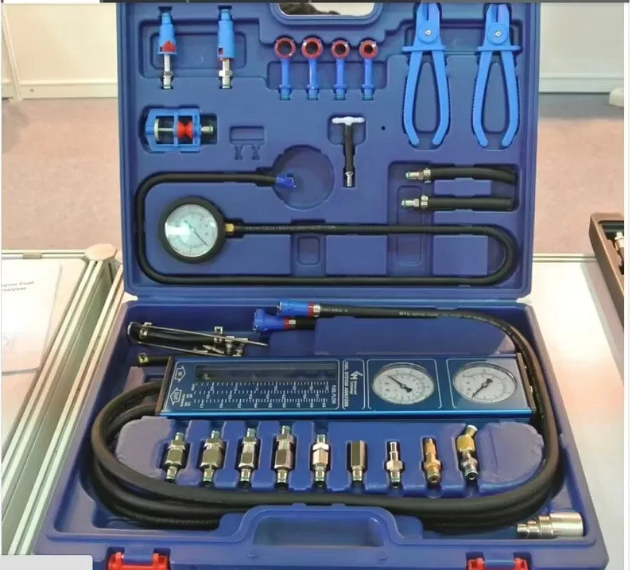 Car Engine Fuel System Tester With Flow Meter EFI2100 Fuel Pressure Test Flow Auto Repair Tool